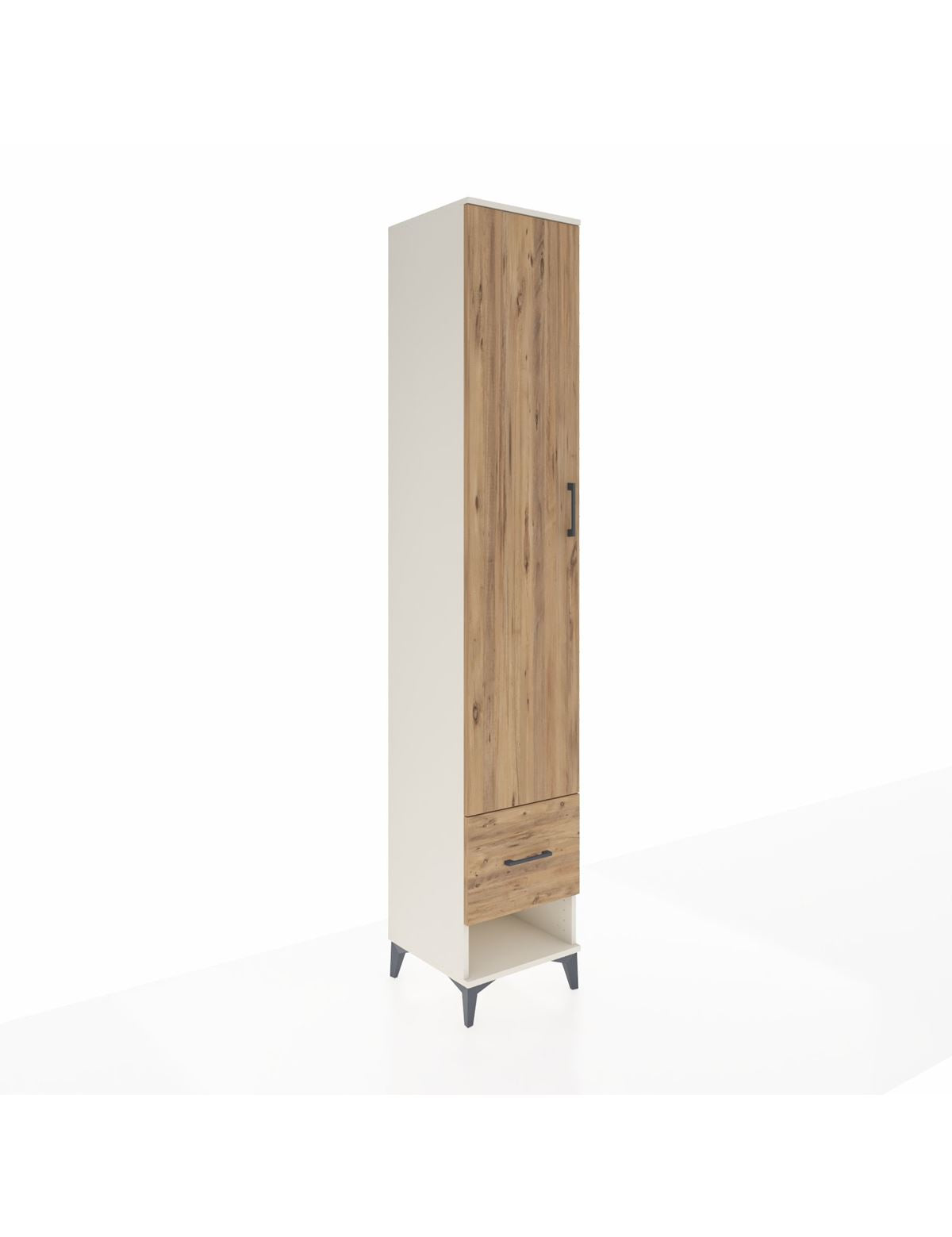 Hyperion Dolap 5 Raflı Tek Çekmeceli Tek Kapaklı 44x44x243 - S64M056V3B
