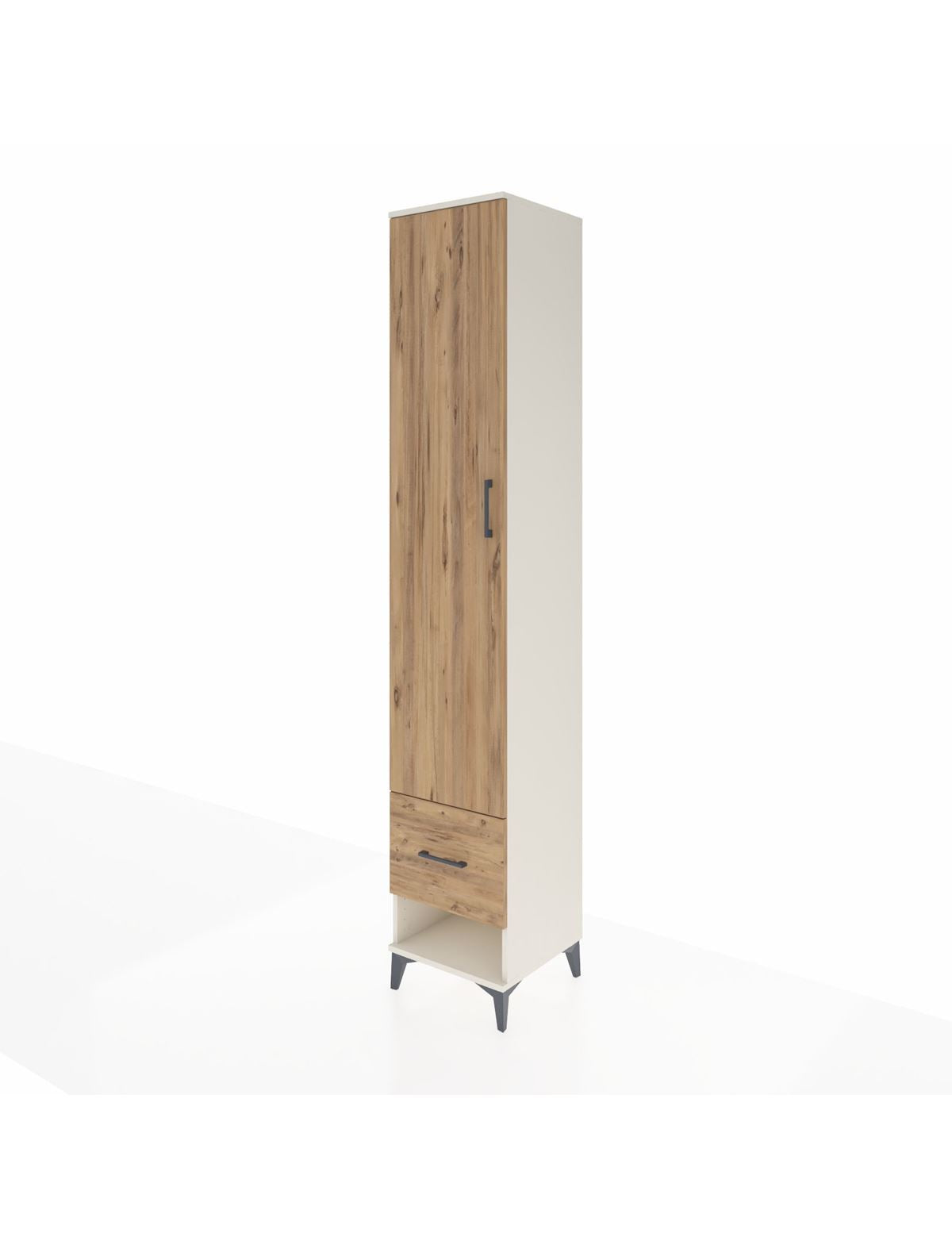 Hyperion Dolap 5 Raflı Tek Çekmeceli Tek Kapaklı 44x44x243 - S64M056V3B