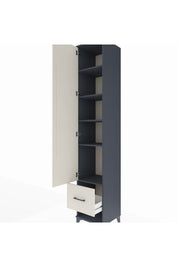 Hyperion Dolap 5 Raflı Tek Çekmeceli Tek Kapaklı 44x44x243 - S64M056V4B