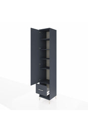 Hyperion Dolap 5 Raflı Tek Çekmeceli Tek Kapaklı 44x44x243 - S64M056V5B
