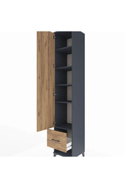 Hyperion Dolap 5 Raflı Tek Çekmeceli Tek Kapaklı 44x44x243 - S64M056V6B