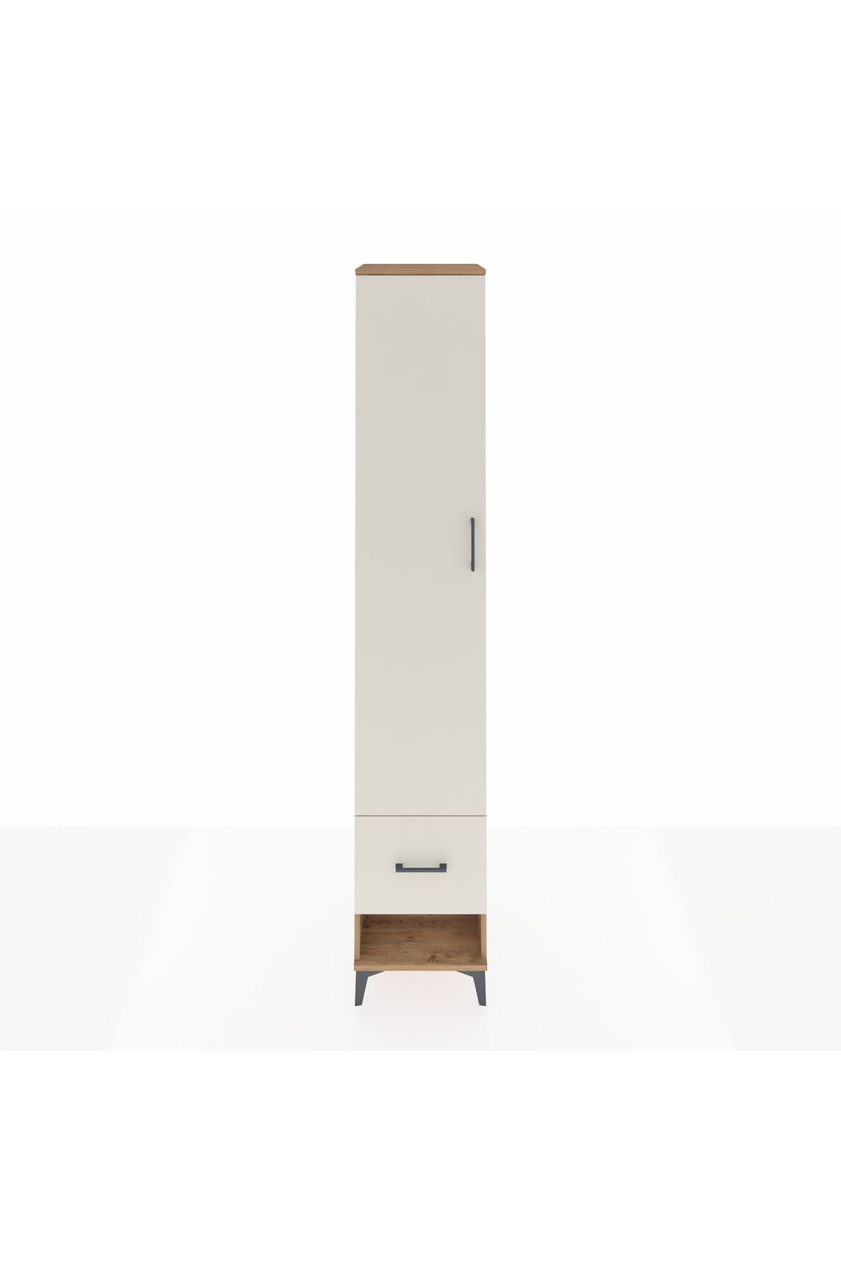 Hyperion Dolap 5 Raflı Tek Çekmeceli Tek Kapaklı 44x44x243 - S64M056V7B