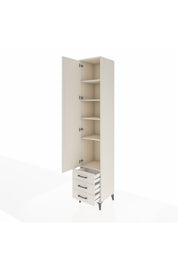 Hyperion Dolap 5 Raflı 3 Çekmeceli Tek Kapaklı 44x44x243 - S64M057V1B