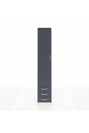 Hyperion Dolap 5 Raflı 3 Çekmeceli Tek Kapaklı 44x44x243 - S64M057V5B