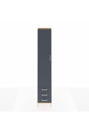Hyperion Dolap 5 Raflı 3 Çekmeceli Tek Kapaklı 44x44x243 - S64M057V8B