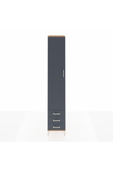 Hyperion Dolap 5 Raflı 3 Çekmeceli Tek Kapaklı 44x44x243