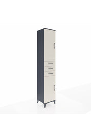 Hyperion Dolap 4 Raflı 3 Çekmeceli 2 Kapaklı 44x44x243 - S64M058V4B