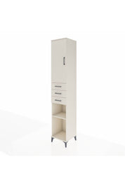 Hyperion Dolap 4 Raflı 3 Çekmeceli Tek Kapaklı 44x44x243 - S64M059V1B