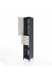 Hyperion Dolap 4 Raflı 3 Çekmeceli Tek Kapaklı 44x44x243 - S64M059V4B