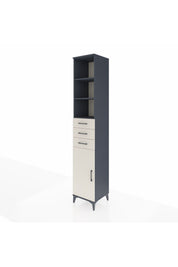 Hyperion Dolap 4 Raflı 3 Çekmeceli Tek Kapaklı 44x44x243 - S64M060V4B