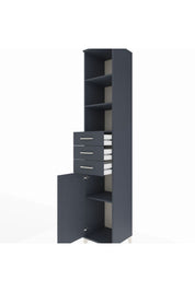 Hyperion Dolap 4 Raflı 3 Çekmeceli Tek Kapaklı 44x44x243 - S64M060V5B
