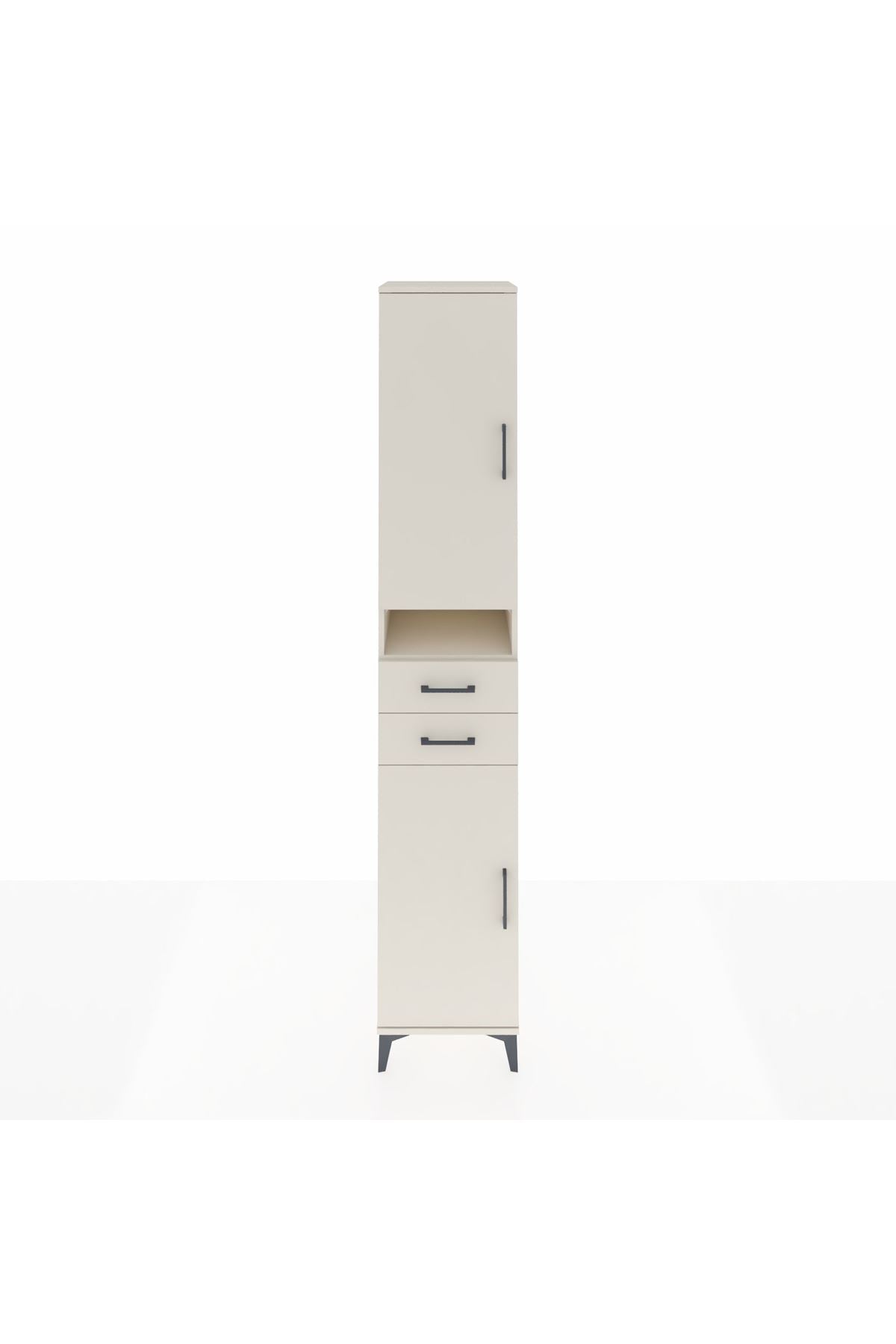 Hyperion Dolap 5 Raflı 2 Çekmeceli 2 Kapaklı 44x44x243 - S64M061V1B