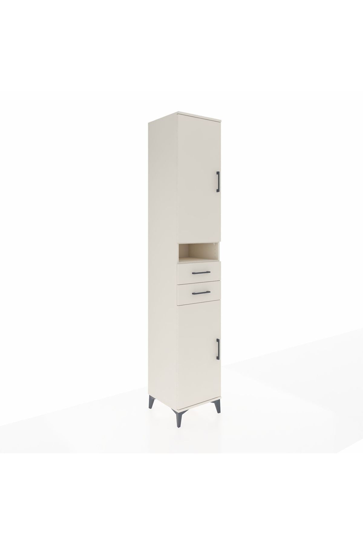 Hyperion Dolap 5 Raflı 2 Çekmeceli 2 Kapaklı 44x44x243 - S64M061V1B