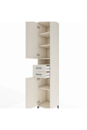 Hyperion Dolap 5 Raflı 2 Çekmeceli 2 Kapaklı 44x44x243 - S64M061V1B