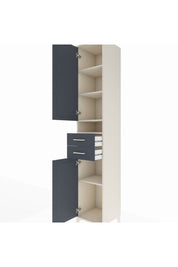 Hyperion Dolap 5 Raflı 2 Çekmeceli 2 Kapaklı 44x44x243 - S64M061V2B