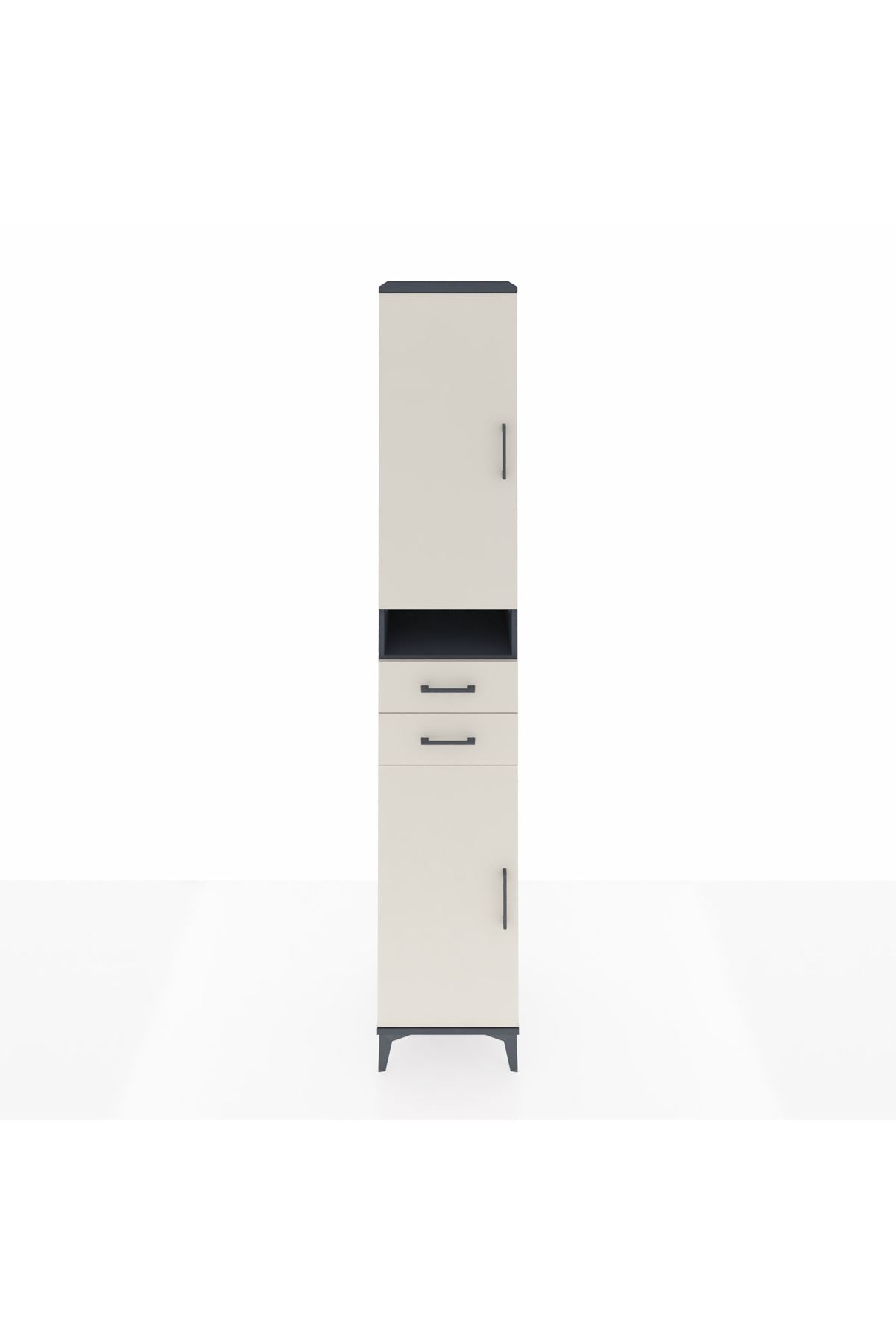 Hyperion Dolap 5 Raflı 2 Çekmeceli 2 Kapaklı 44x44x243 - S64M061V4B