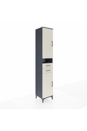 Hyperion Dolap 5 Raflı 2 Çekmeceli 2 Kapaklı 44x44x243 - S64M061V4B