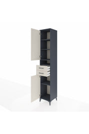 Hyperion Dolap 5 Raflı 2 Çekmeceli 2 Kapaklı 44x44x243 - S64M061V4B