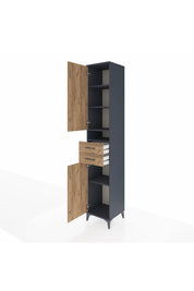 Hyperion Dolap 5 Raflı 2 Çekmeceli 2 Kapaklı 44x44x243 - S64M061V6B