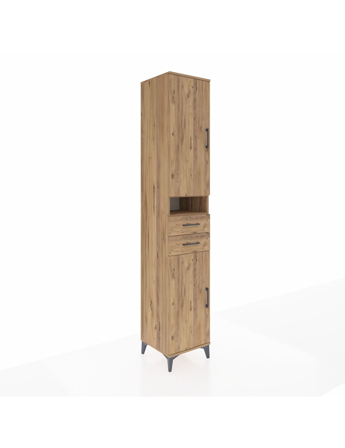 Hyperion Dolap 5 Raflı 2 Çekmeceli 2 Kapaklı 44x44x243 - S64M061V9B
