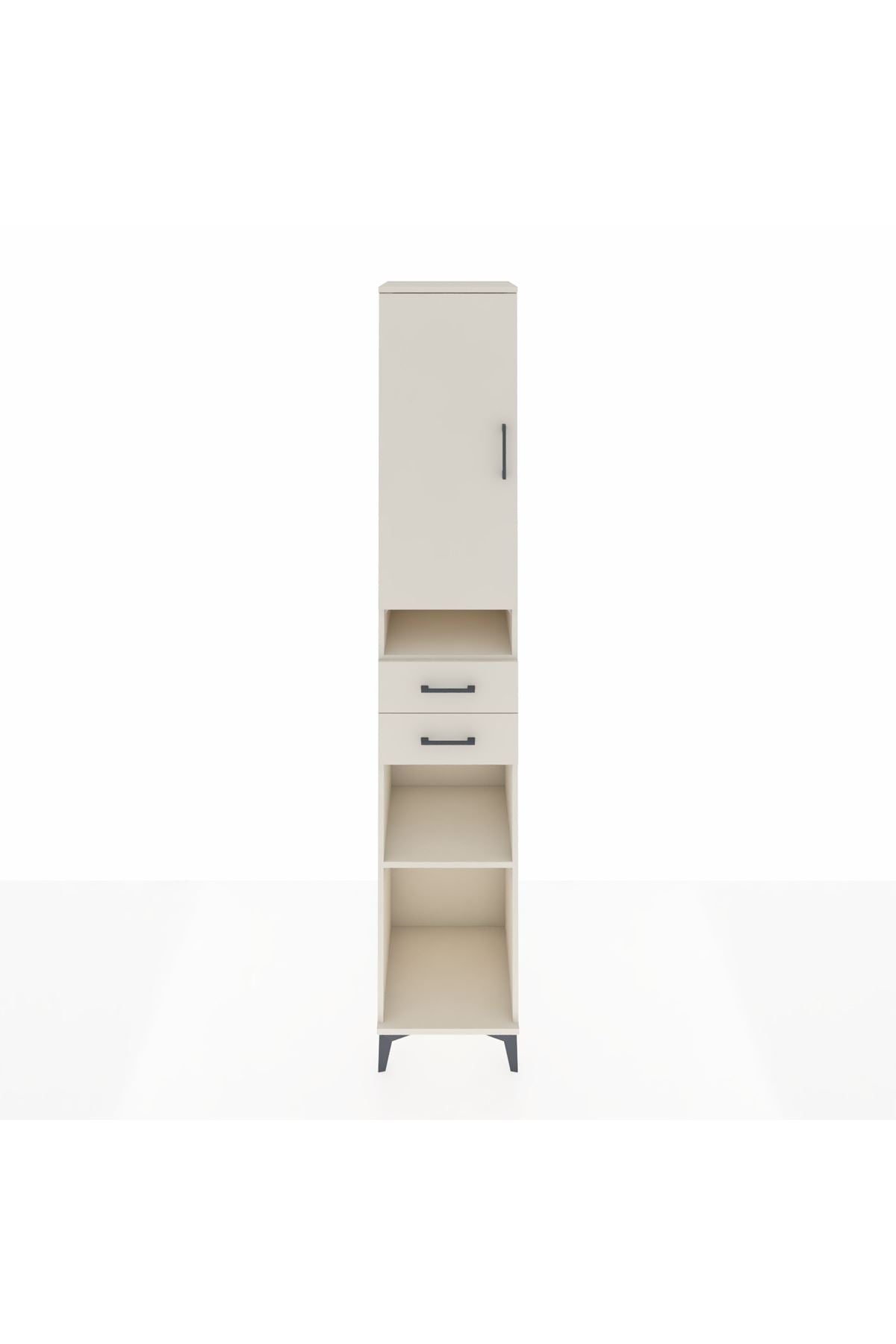 Hyperion Dolap 5 Raflı 2 Çekmeceli Tek Kapaklı 44x44x243 - S64M062V1B