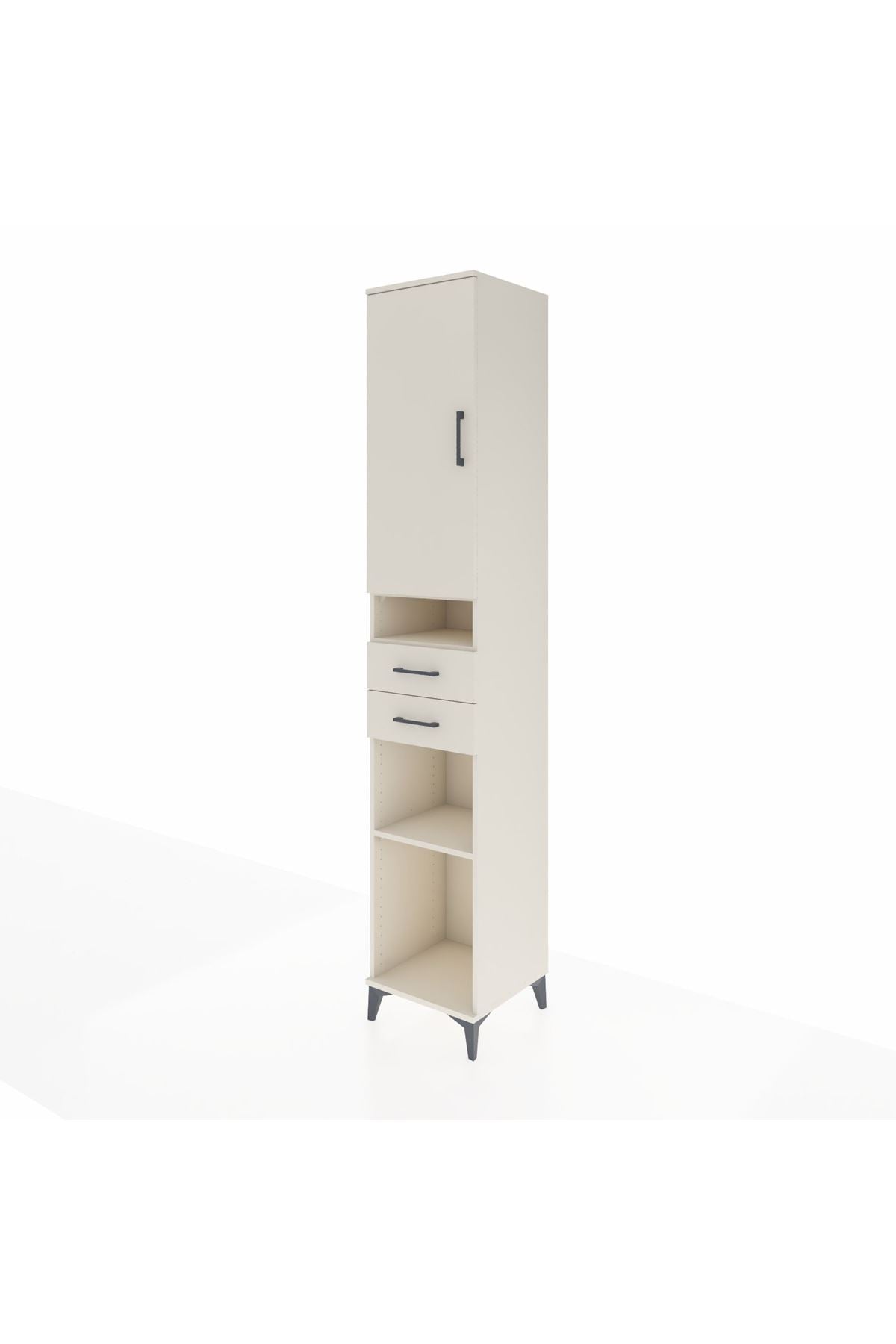 Hyperion Dolap 5 Raflı 2 Çekmeceli Tek Kapaklı 44x44x243 - S64M062V1B