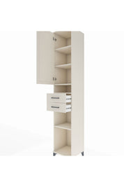 Hyperion Dolap 5 Raflı 2 Çekmeceli Tek Kapaklı 44x44x243 - S64M062V1B