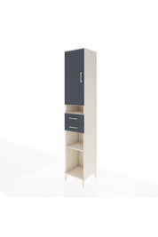 Hyperion Dolap 5 Raflı 2 Çekmeceli Tek Kapaklı 44x44x243 - S64M062V2B