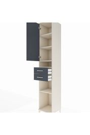 Hyperion Dolap 5 Raflı 2 Çekmeceli Tek Kapaklı 44x44x243 - S64M062V2B