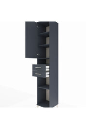 Hyperion Dolap 5 Raflı 2 Çekmeceli Tek Kapaklı 44x44x243 - S64M062V5B