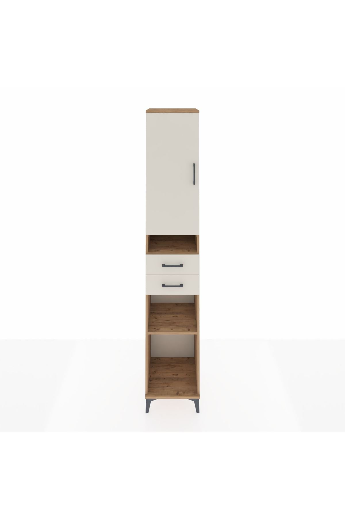 Hyperion Dolap 5 Raflı 2 Çekmeceli Tek Kapaklı 44x44x243 - S64M062V7B