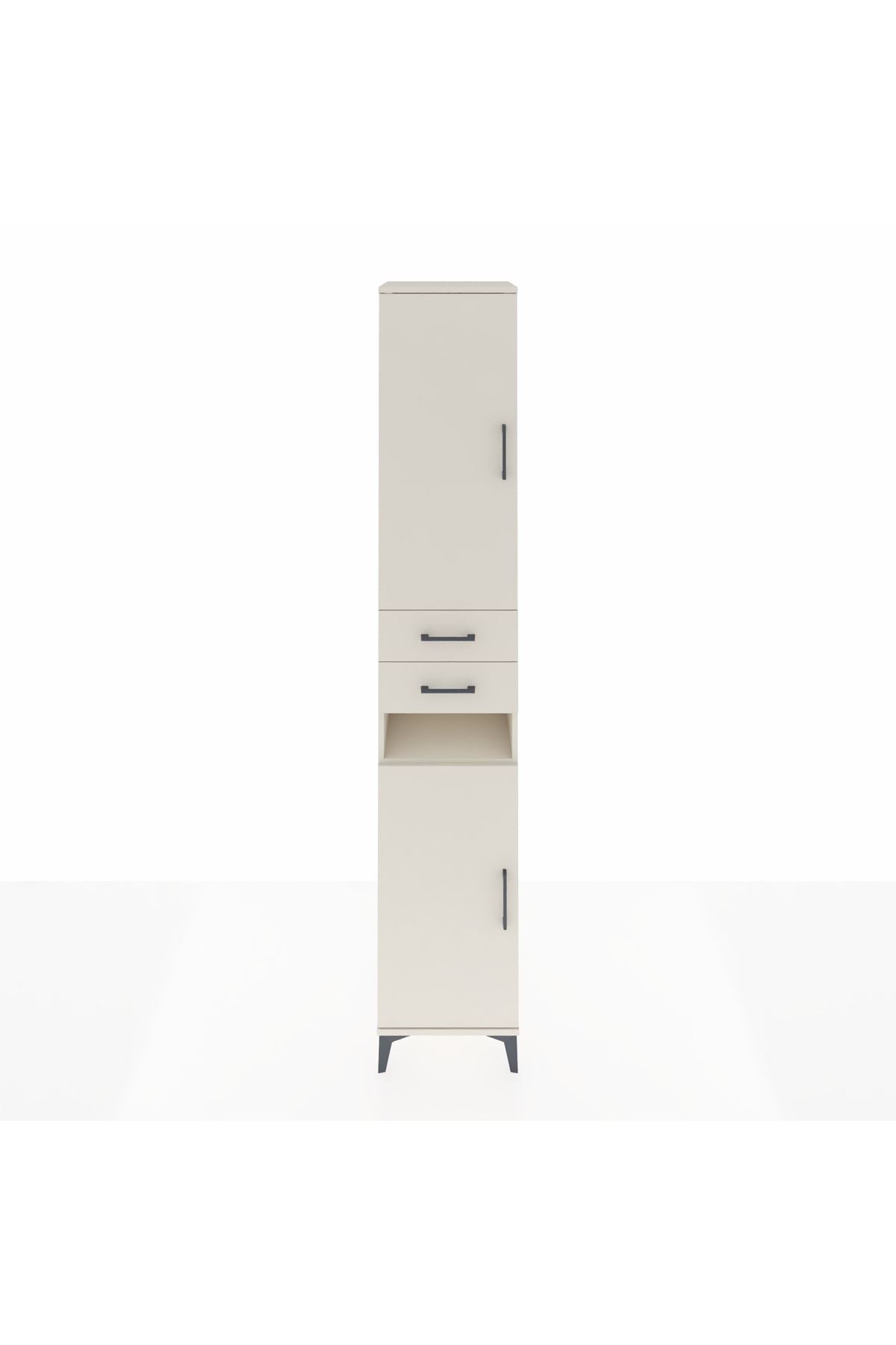 Hyperion Dolap 5 Raflı 2 Çekmeceli 2 Kapaklı 44x44x243 - S64M063V1B