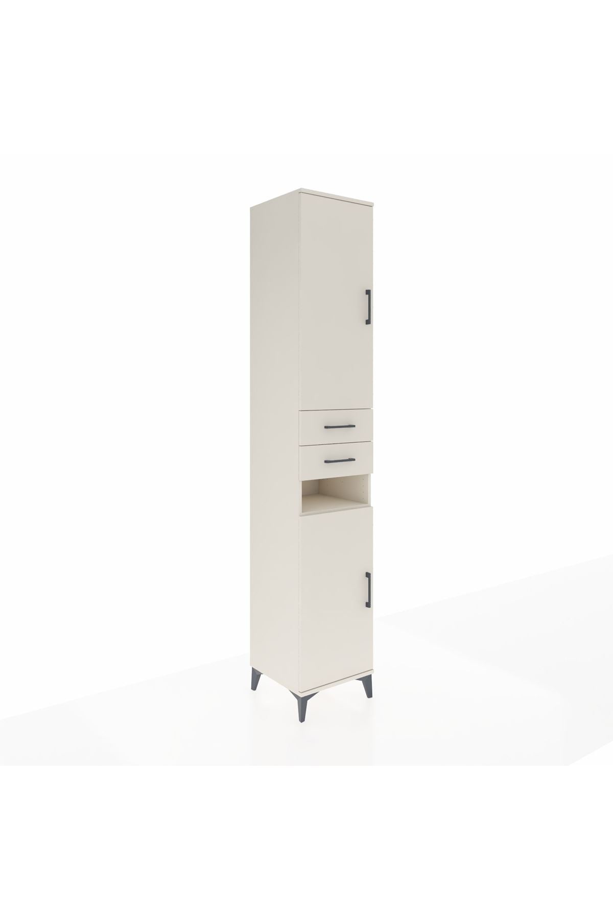 Hyperion Dolap 5 Raflı 2 Çekmeceli 2 Kapaklı 44x44x243 - S64M063V1B