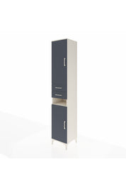Hyperion Dolap 5 Raflı 2 Çekmeceli 2 Kapaklı 44x44x243 - S64M063V2B