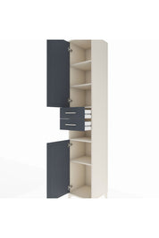 Hyperion Dolap 5 Raflı 2 Çekmeceli 2 Kapaklı 44x44x243 - S64M063V2B
