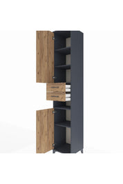 Hyperion Dolap 5 Raflı 2 Çekmeceli 2 Kapaklı 44x44x243 - S64M063V6B