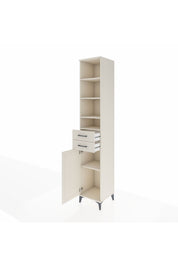Hyperion Dolap 5 Raflı 2 Çekmeceli Tek Kapaklı 44x44x243 - S64M064V1B