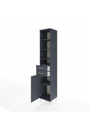 Hyperion Dolap 5 Raflı 2 Çekmeceli Tek Kapaklı 44x44x243 - S64M064V5B