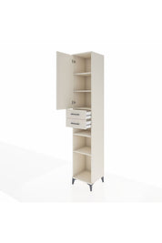 Hyperion Dolap 5 Raflı 2 Çekmeceli Tek Kapaklı 44x44x243 - S64M065V1B