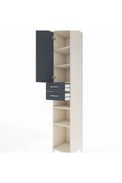 Hyperion Dolap 5 Raflı 2 Çekmeceli Tek Kapaklı 44x44x243 - S64M065V2B