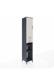 Hyperion Dolap 5 Raflı 2 Çekmeceli Tek Kapaklı 44x44x243 - S64M065V4B