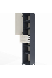 Hyperion Dolap 5 Raflı 2 Çekmeceli Tek Kapaklı 44x44x243 - S64M065V4B