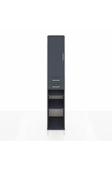 Hyperion Dolap 5 Raflı 2 Çekmeceli Tek Kapaklı 44x44x243