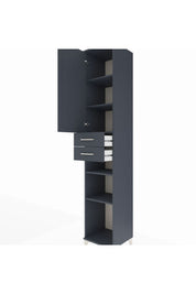 Hyperion Dolap 5 Raflı 2 Çekmeceli Tek Kapaklı 44x44x243 - S64M065V5B