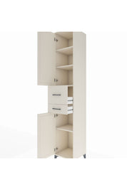 Hyperion Dolap 4 Raflı 2 Çekmeceli 2 Kapaklı 44x44x243 - S64M066V1B