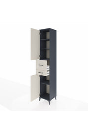 Hyperion Dolap 4 Raflı 2 Çekmeceli 2 Kapaklı 44x44x243 - S64M066V4B