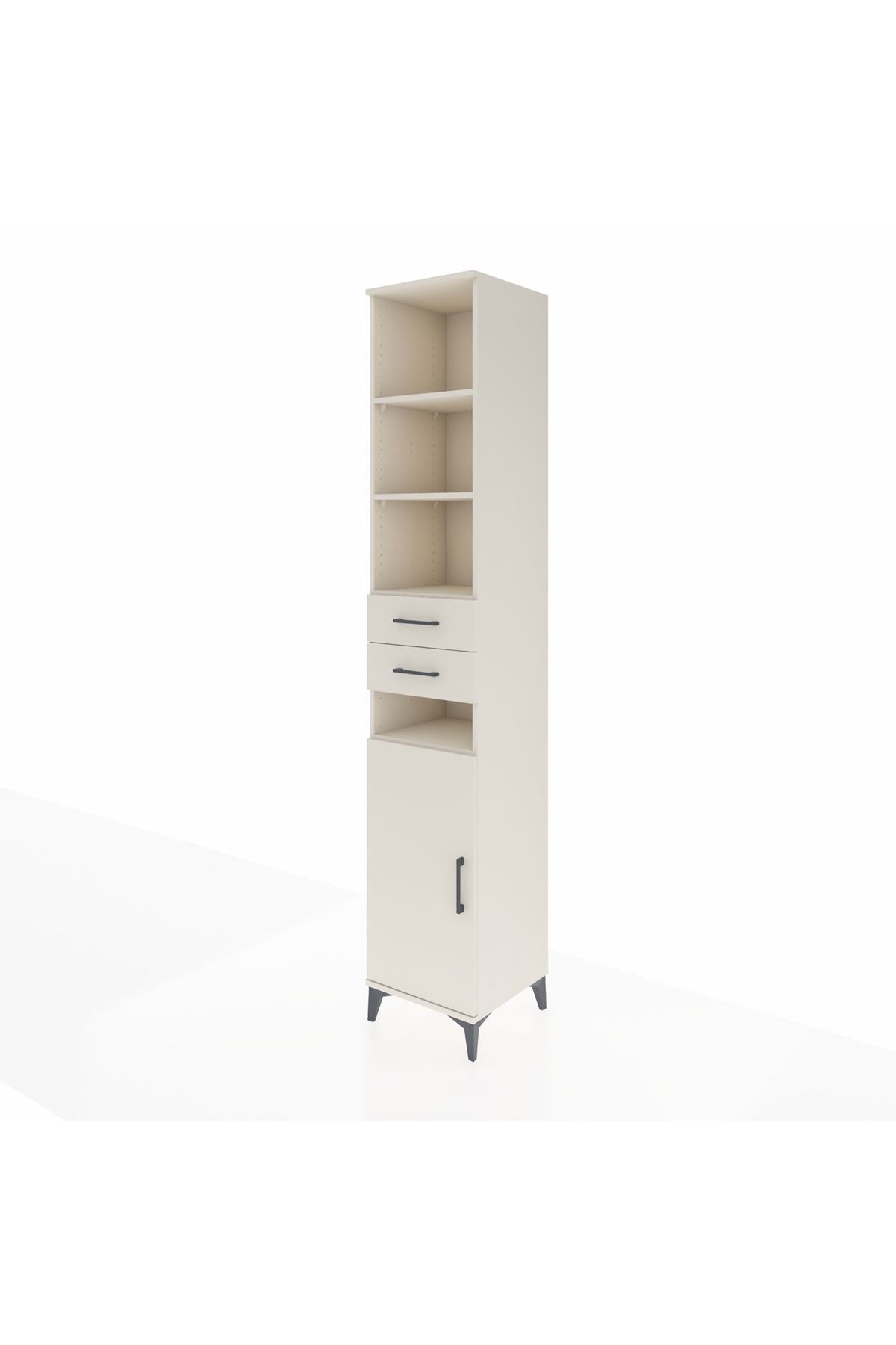 Hyperion Dolap 5 Raflı 2 Çekmeceli Tek Kapaklı 44x44x243 - S64M067V1B