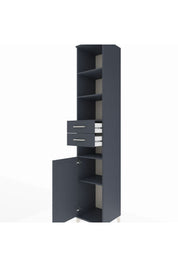 Hyperion Dolap 5 Raflı 2 Çekmeceli Tek Kapaklı 44x44x243 - S64M067V5B