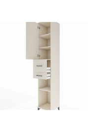 Hyperion Dolap 4 Raflı 2 Çekmeceli Tek Kapaklı 44x44x243 - S64M068V1B