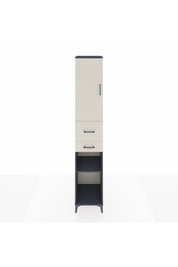 Hyperion Dolap 4 Raflı 2 Çekmeceli Tek Kapaklı 44x44x243 - S64M068V4B